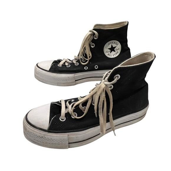 Converse Chuck Taylor All Star High Top Sneakers Men’s 6.5 Black – Wear on Heel - Picture 2 of 4